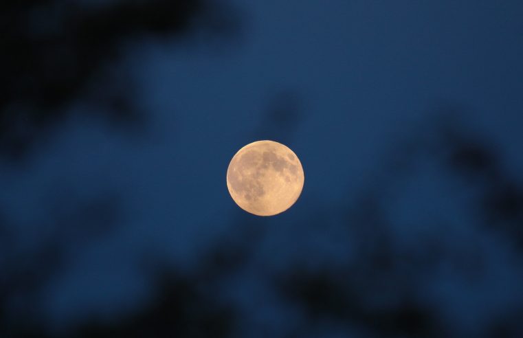 A rare lunar eclipse occurred last night