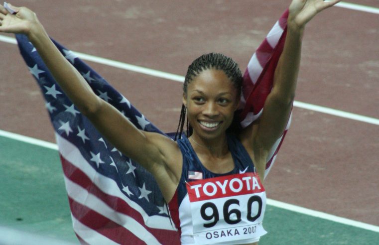 Allyson Felix makes history with a 10th medal in her career