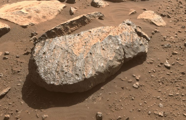 Perseverance took its first sample of Martian rock