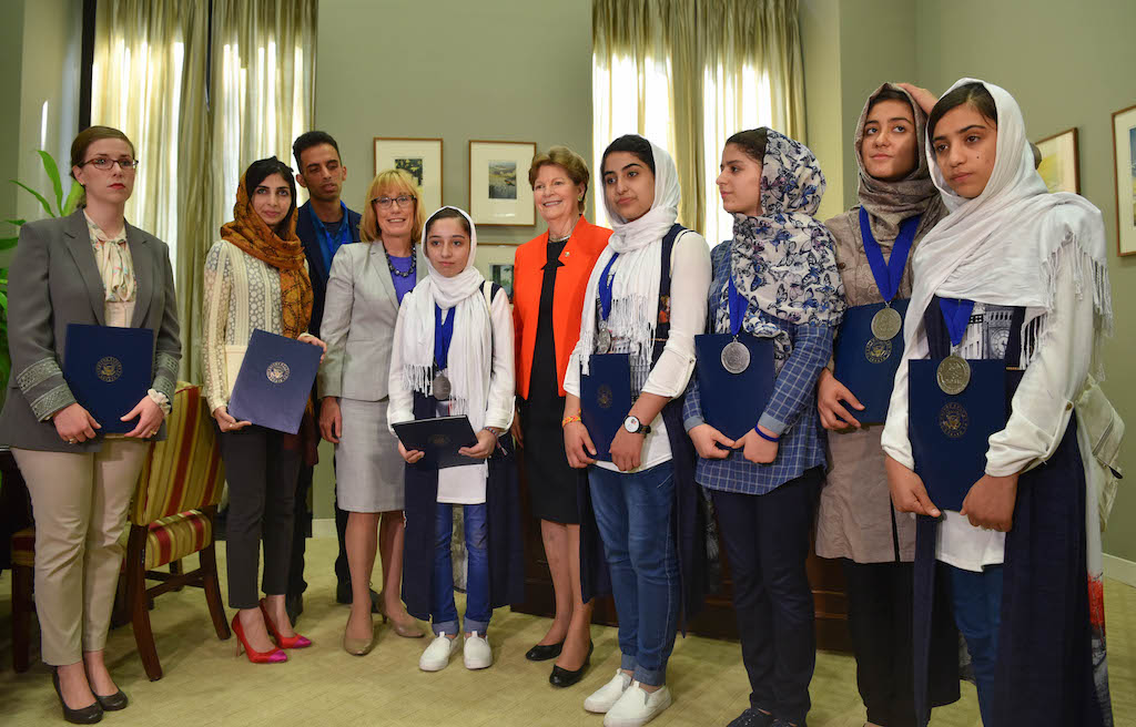 The Afghan all-girls robotics team is safe and sound